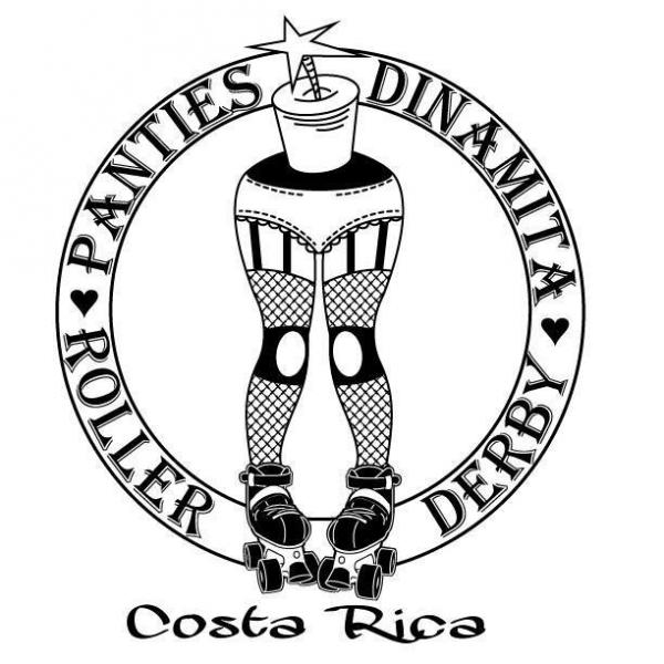 Panties Dinamita Roller Derby logo