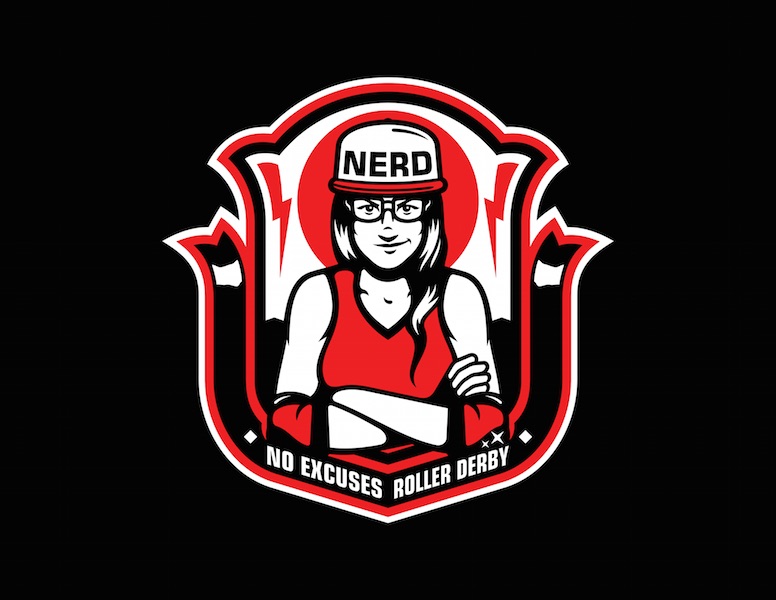 No Excuses Roller Derby logo