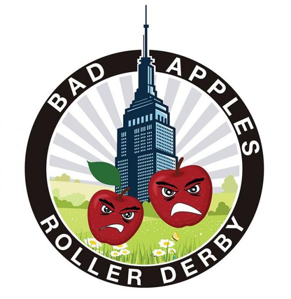 Bad Apples Men's Roller Derby logo