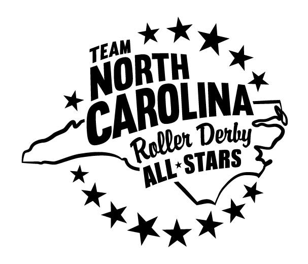 Team North Carolina Womens Roller Derby logo