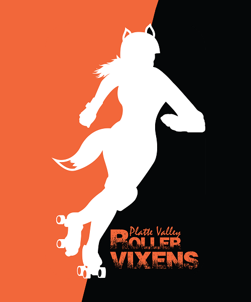Platte Valley Roller Vixens logo