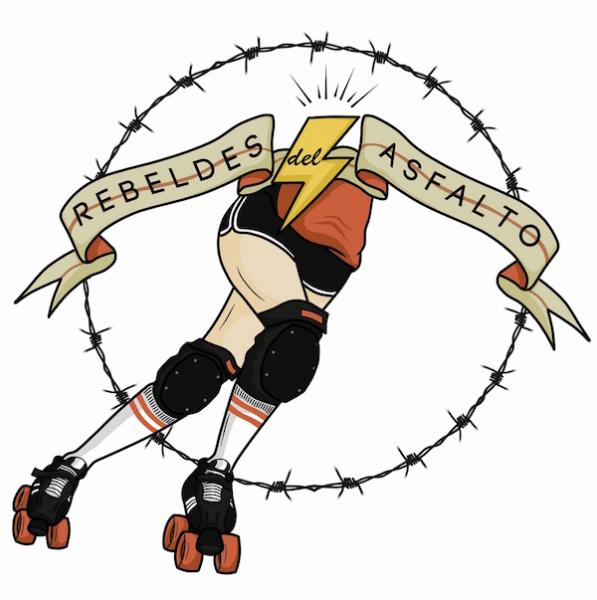 Rebeldes del Asfalto Roller Derby logo