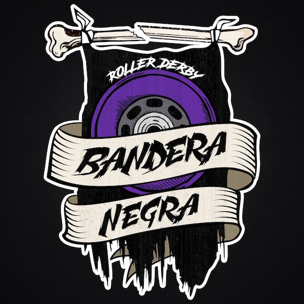 Bandera Negra Roller Derby logo