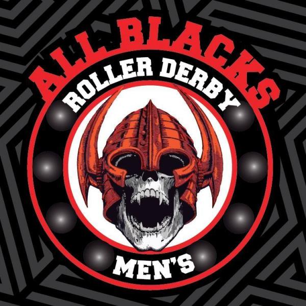 All Blacks Men's Roller Derby logo