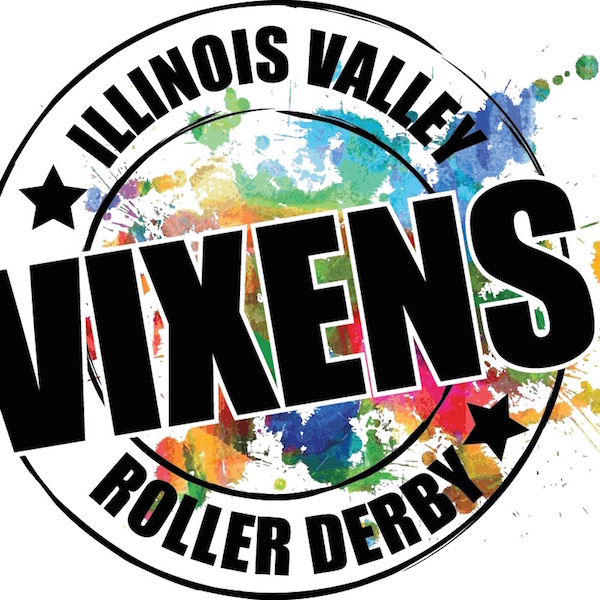 Illinois Valley Vixens Roller Derby logo