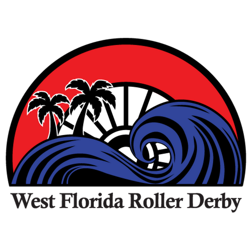 West Florida Roller Derby logo