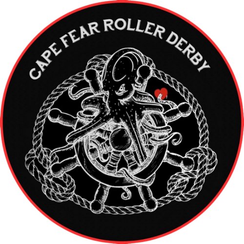 Cape Fear Roller Derby logo