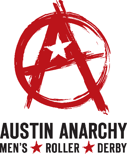 Austin Anarchy Men's Roller Derby logo