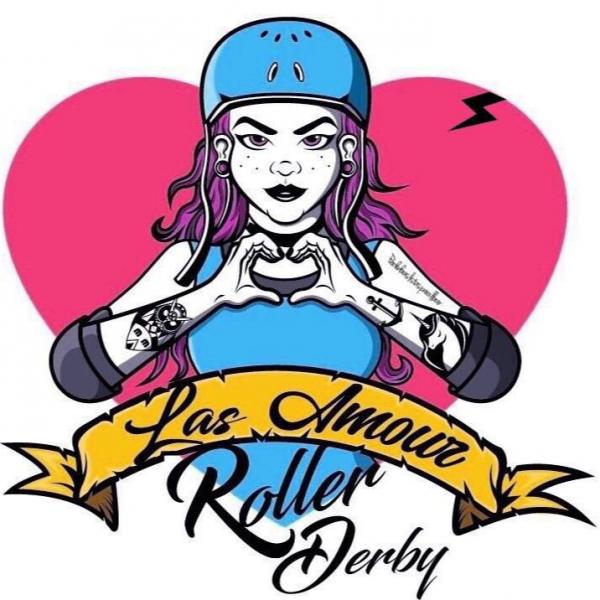 Las Amour Roller Derby logo