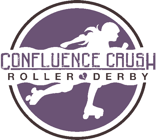 Confluence Crush Roller Derby logo