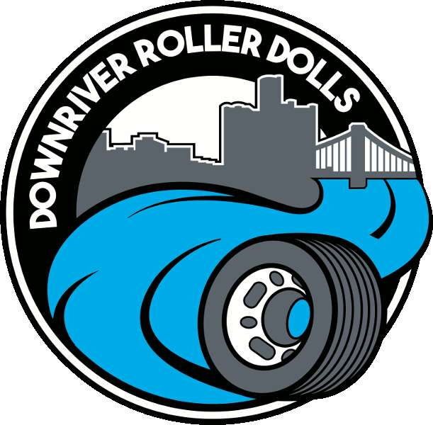 Downriver Roller Dolls logo
