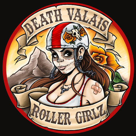 Death Valais Roller Girlz logo