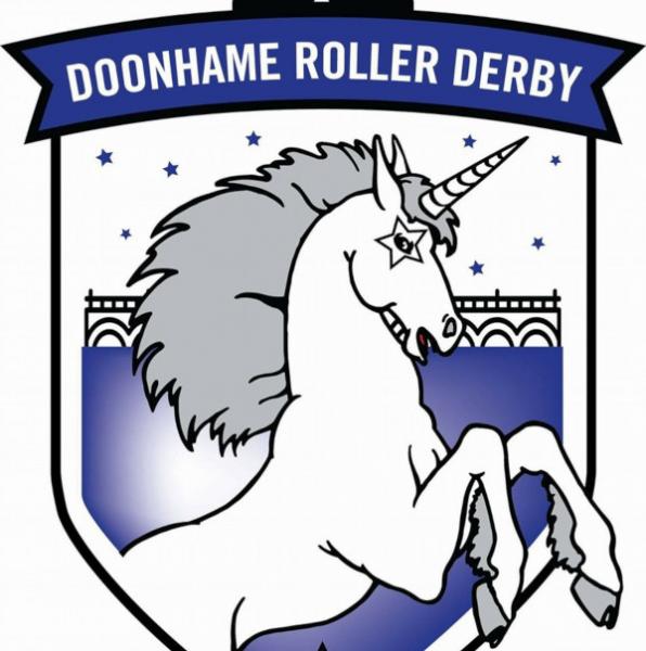 Doonhame Roller Derby logo