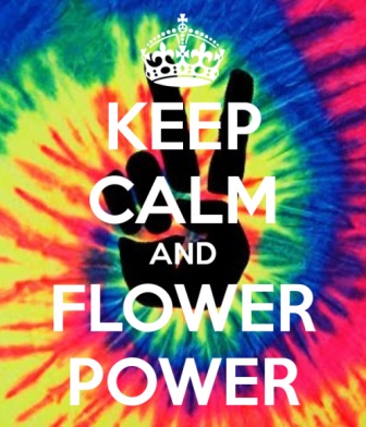 Flower Power Alberta Roller Derby logo