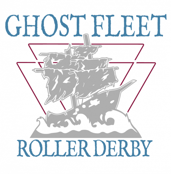 Ghost Fleet Roller Derby logo