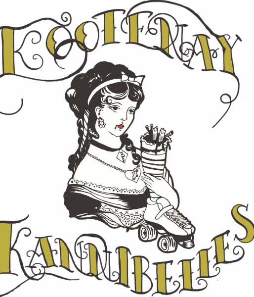 West Kootenay Roller Derby logo