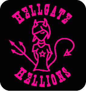 Hellgate Rollergirls Junior Derby logo