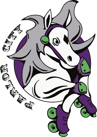 Parlor City Roller Derby logo