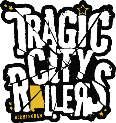 Tragic City Rollers logo
