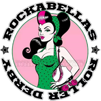 Rockabellas Roller Derby League logo