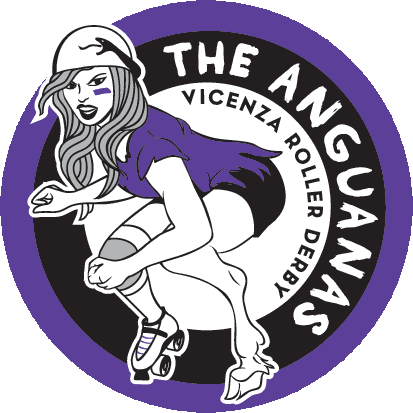 The Anguanas Roller Derby Vicenza logo