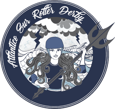 Atlántico Sur Roller Derby logo