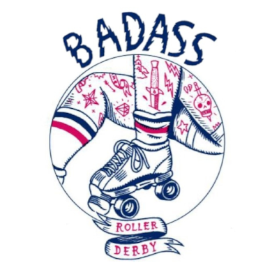 Badass Ladies Roller Derby logo