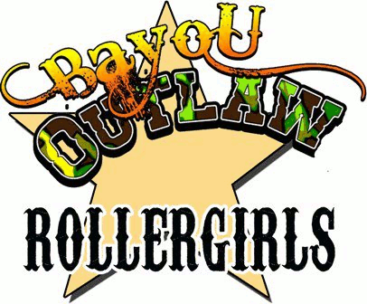 Bayou Outlaw Rollergirls logo