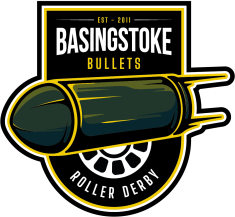 Basingstoke Bullets Roller Derby logo