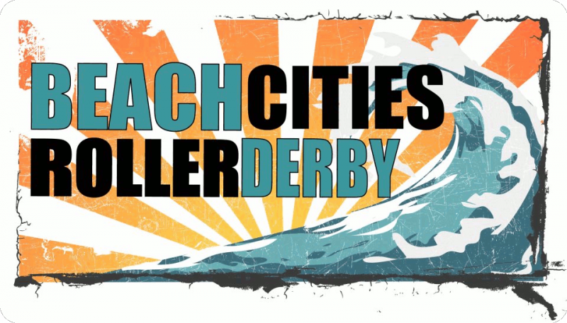 Beach Cities Roller Derby logo