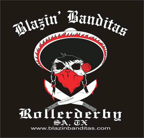 Blazin' Banditas Rollerderby logo