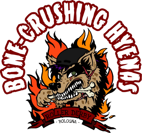 Bone-Crushing Hyenas - Roller Derby Bologna logo