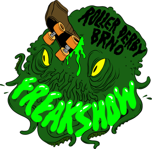 Roller Derby Brno Freakshow logo