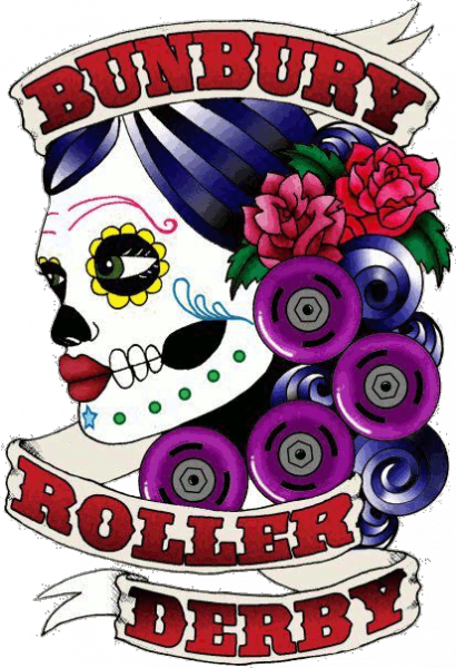 Bunbury Roller Derby logo