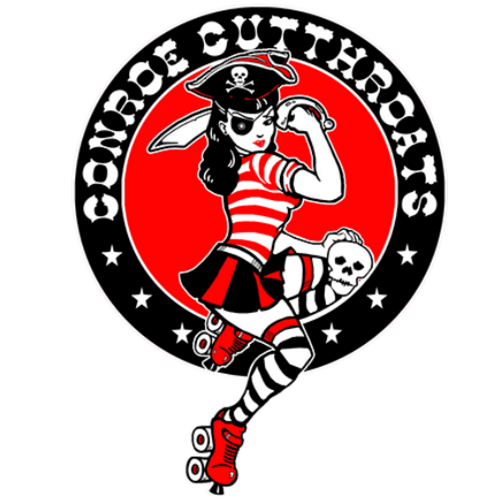 Conroe Roller Derby logo