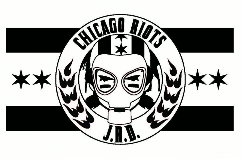 The Chicago Riots Junior Roller Derby League logo