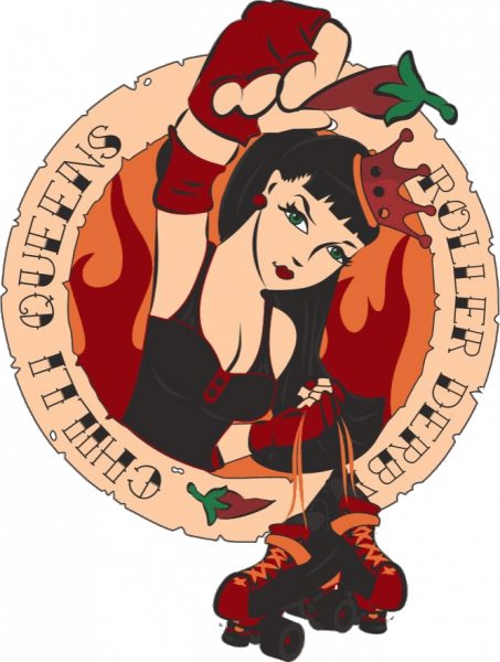 Chilli Queens Roller Derby League logo