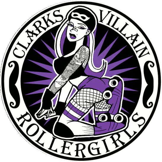ClarksVillain RollerGirls logo
