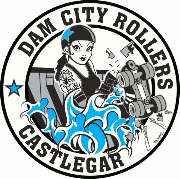 Dam City Rollers logo