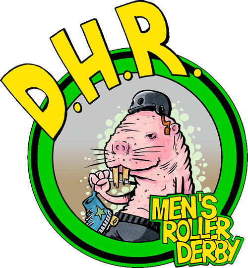 DHR Roller Derby logo