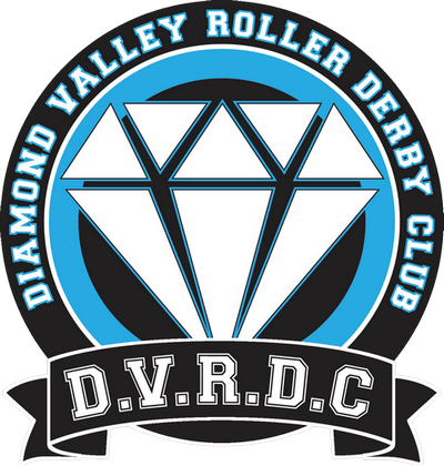 Diamond Valley Roller Derby Club logo