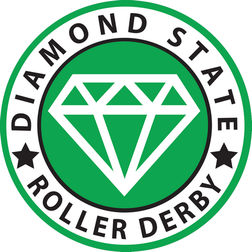 Diamond State Roller Derby logo