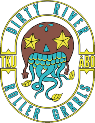 Dirty River Roller Derby logo