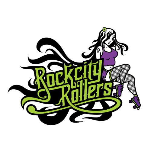 Rockcity Rollers B logo