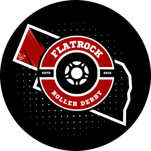 FlatRock Roller Derby logo