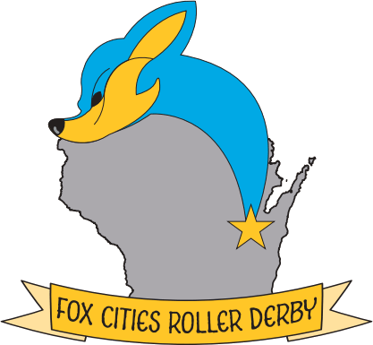 Fox Cities Roller Derby logo