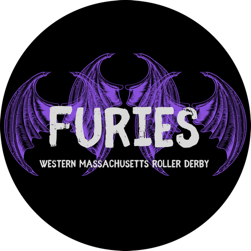 Western MA Roller Derby logo