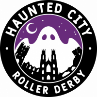 Haunted City Roller Derby (OTA) logo