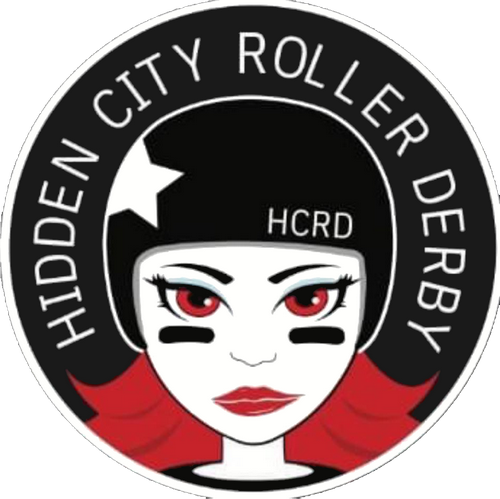 Hidden City Roller Derby logo