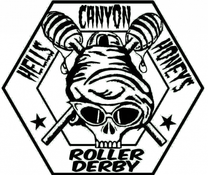 Hells Canyon Roller Derby logo